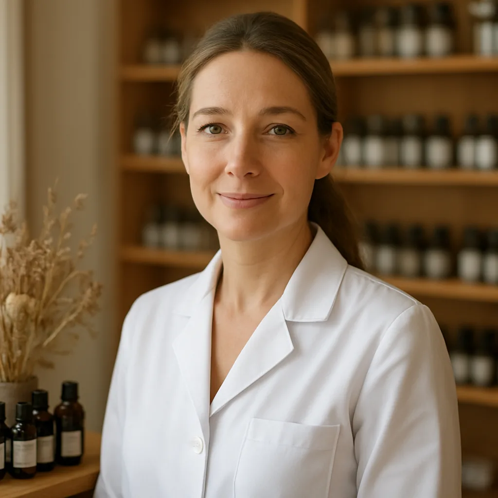 Portrait de Nathalie Triger, pharmacienne titulaire